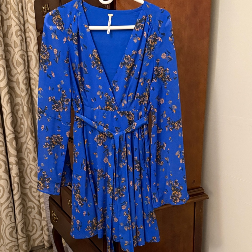 Floral Blue Free People Dress